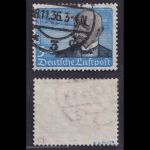 Deutsches Reich, MiNr. 539 y gestempelt, Attest geprüft Schlegel BPP