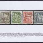 Berlin Nr. 106-109 gestempelt, Vollstempel CHARLOTTENBURG, geprüft Schlegel BPP