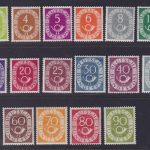 Bund, MiNr. 123-138 Posthornsatz postfrisch, jeder Wert geprüft Schlegel BPP