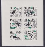 DDR 1426-1431 U PHASENDRUCK II postfrisch - Märchen Kleinbogen