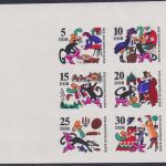 DDR 1426-1431 U PHASENDRUCK IV postfrisch - Märchen Kleinbogen