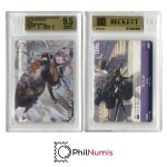 Nikke Modernia · ST03-001 ANL BGS 9,5 Koreanisch | Slab unten rechts beschädigt