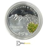 Palau 5 Dollar 2010 - Mountains & Flora - Mount Vinson mit Flora - Silber PP