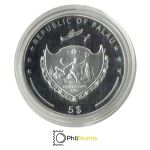 Palau 5 Dollar 2010 - Mountains & Flora - Mount Vinson mit Flora - Silber PP