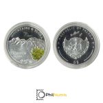 Palau 5 Dollar 2010 - Mountains & Flora - Mount Vinson mit Flora - Silber PP