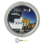 Palau 5 Dollar 2009 - Brandenburger Tor und Mauerfall - Silber PP