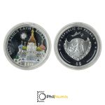 Palau 5 Dollar 2010 - World of Wonders - Basilius-Kathedrale - Silber PP