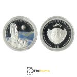 Palau 5 Dollar 2010 - World of Wonders - Statuen der Osterinsel - Silber PP