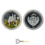 Palau 5 Dollar 2010 - World of Wonders - Schloss Neuschwanstein - Silber PP