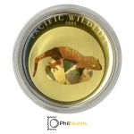 Palau 5 Dollar 2009 - Pacific Wildlife - Gecko - Silber PP