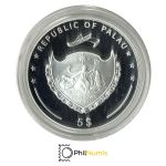 Palau 5 Dollar 2011 - Marine Life Protection - Perlmuschel mit Perle - Silber PP