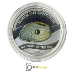 Palau 5 Dollar 2012 - Marine Life Protection - Perlmuschel mit Perle - Silber PP