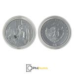 Palau 5 Dollar 2010 - Treasures of the World - Saphir - Silber