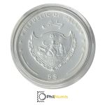 Palau 5 Dollar 2010 - Scent of Paradise - Surfer auf Welle - Silber PP