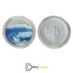 Palau 5 Dollar 2010 - Scent of Paradise - Surfer auf Welle - Silber PP