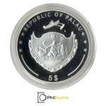 Palau 5 Dollar 2012 - Kleeblatt - Silber PP