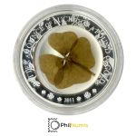 Palau 5 Dollar 2011 - Vierblättriges Kleeblatt - Silber PP