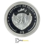 Palau 5 Dollar 2011 - Vierblättriges Kleeblatt - Silber PP