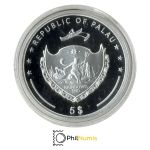 Palau 5 Dollar 2012 - Teddybär - Silber PP