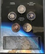 5 x 5 EURO 2016 ADFGJ - Blauer Planet Erde - in dekorativem Blister