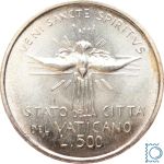 Vatikan, Vatikanstadt, 500 Lire 1978 - Sede Vacante II - Silber