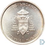 Vatikan, Vatikanstadt, 500 Lire 1978 - Sede Vacante II - Silber