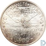 Vatikan, Vatikanstadt, 500 Lire 1978 - Sede Vacante I - Umlaufmünze Silber