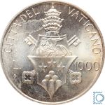 Vatikan 1000 Lire 1978 - Papst Johannes Paul I. - Silber