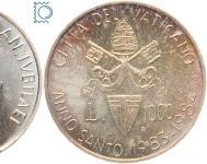 Vatikan 1000 Lire 1983 - Johannes Paul II. Heiliges Jahr 1983/84 - Silber