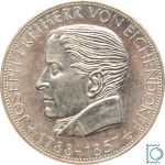 5 DM Freiherr von Eichendorff 1957 J - Silber Gedenkmünze - Jäger 391