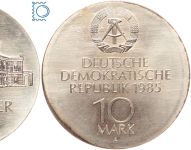 DDR 10 Mark 1986 - Semperoper Dresden - stempelglanz, Patina - J.1600