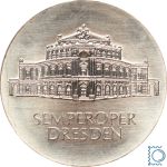 DDR 10 Mark 1986 - Semperoper Dresden - stempelglanz, Patina - J.1600