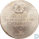 DDR 10 Mark 1986 - Semperoper Dresden - stempelglanz, Patina - J.1600