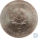 DDR 5 Mark 1988 - Ernst Barlach - stempelglanz - J.1620