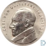 DDR, 5 Mark, 1985, Carl von Ossietzky, stempelglanz - J.1628