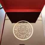 China Lunar Edition 2012 Tierkreiszeichen 24 Karat vergoldet PP in Box COA