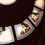 China Lunar Edition 2012 Tierkreiszeichen 24 Karat vergoldet PP in Box COA