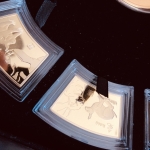 China Lunar Edition 2012 Tierkreiszeichen 24 Karat vergoldet PP in Box COA