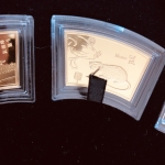 China Lunar Edition 2012 Tierkreiszeichen 24 Karat vergoldet PP in Box COA