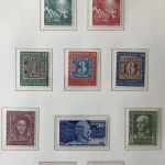 BRD / BUND 1949-1959 ungebrauchte Sammlung inkl. POSTHORN komplett!