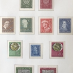 BRD / BUND 1949-1959 ungebrauchte Sammlung inkl. POSTHORN komplett!