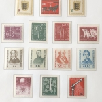 BRD / BUND 1949-1959 ungebrauchte Sammlung inkl. POSTHORN komplett!