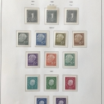 BRD / BUND 1949-1959 ungebrauchte Sammlung inkl. POSTHORN komplett!