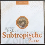 5 EURO 2018 - Subtropische Zone - Blister Münze & Marke
