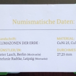 5 x 5 Euro Münze 2019 Gemäßigte Zone PP Spiegelglanz ADFGJ