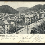 AK Ost 5804 Friedrichroda, Alexandrinenstraße, 1905 gelaufen