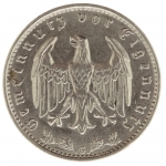 Deutsches Reich, 1 Mark 1933 G, Jäger 354