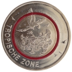 5 EURO 2017 F - Stuttgart - Tropische Zone - bankfrisch aus Rolle