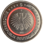 5 EURO 2017 G -Karlsruhe - Tropische Zone - banklfrisch aus Rolle