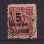 Deutsches Reich Michel Nr. 334 B OPD-Erfurt gestempelt, geprüft Fleiner BPP